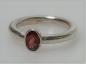 Preview: Ring aus 925er Silber mit einem Schmuckstein, Größe 55, Gewicht: 5,3g