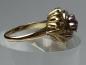 Preview: Vintage: Rubin- Diamantring aus 585er Gold, Ringgröße 63, Gewicht: 11,5g