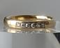 Preview: DEY Ring aus 750er Gelbgold mit 6 Diamanten 0.18 ct. , Größe 53 Gewicht: 6,1g