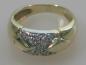 Preview: Diamantring aus 585er Gelbgold mit 0.11 ct., Größe 50, Gewicht: 4,1g