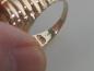 Preview: Unisex Ring "Hufeisen" mit Diamanten, 585er Gold, Größe 55, Gewicht: 6,7g
