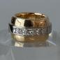 Preview: Diamantring 5 Diamanten Carree 1.65 ct., 750 Gold, Größe 46, Gewicht: 26,0g