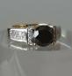 Preview: Ring "Black Diamond" 750er Gold mit 29 Diamanten, 4.5 ct., Größe 54, Gewicht: 11,3g