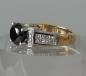 Preview: Ring "Black Diamond" 750er Gold mit 29 Diamanten, 4.5 ct., Größe 54, Gewicht: 11,3g