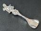 Preview: Kleinst Zuckerlöffel -Engelmotiv- 835er Silber, Länge: 5,7 cm, Gewicht: 4,4g