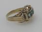 Preview: Antikschmuck Ring aus 585er Gold mit Turmalin Edelsteinen, Größe 49, Gewicht: 5,2g
