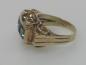 Preview: Antikschmuck Ring aus 585er Gold mit Turmalin Edelsteinen, Größe 49, Gewicht: 5,2g