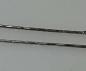 Preview: Kurze Schlangenhalskette matt/glänzend aus 925er Sterlingsilber, Länge 40,5 cm, Gewicht: 3,67g