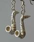 Preview: Ohrhänger "Saxophon" aus 925er Sterlingsilber, Gewicht: 5,8g