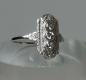 Preview: Vintage Diamantring mit 0.25 ct. aus 750er Weißgold, Größe 51, Gewicht: 3,0g