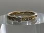 Preview: Diamantring mit 5 Diamanten aus 585er Gold, Größe 56, Gewicht: 5,0g