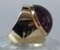 Preview: Vintage: Massiver Amethyst Schmucksteinring, 585er Gold, Größe 56, Gewicht: 18,9g