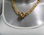 Preview: Zweireihiges Schmuckstein Halskettencollier mit Steinbesatz Kastenschloß, Länge ca. 50,0 cm