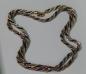 Preview: Lange gedrehte Halskette -gold- silber- schwarzfarben, Länge 92,0 cm