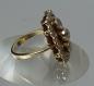 Preview: Vintage: Phantastischer Diamantring mit 29 Diamanten aus 585er Gold, Größe 55, Gewicht: 7,5g