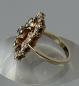 Preview: Vintage: Phantastischer Diamantring mit 29 Diamanten aus 585er Gold, Größe 55, Gewicht: 7,5g