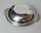 Preview: Silberschale mit perlierten Randgriffen 925er Sterlingsilber, Gewicht: 94,4g