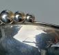 Preview: Silberschale mit perlierten Randgriffen 925er Sterlingsilber, Gewicht: 94,4g