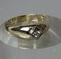 Preview: Herren / Unisex Diamantring aus 585er Gold mit 0.20 ct, Größe 65, Gewicht: 9,7g