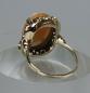 Preview: Kameé Ring aus 333er Gold, Größe 61, Gewicht: 3,9g