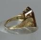 Preview: Goldring mit großem Citrin aus 585er Gold, Größe 57, Gewicht: 8,6g