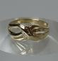 Preview: Goldring -Symbiose- aus 585er Gold, Größe 55, Gewicht: 2,3g
