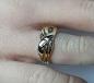 Preview: Goldring -Symbiose- aus 585er Gold, Größe 55, Gewicht: 2,3g