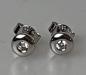 Preview: Weissgold Diamantohrstecker mit 0.20 ct. aus 585er Gold, Gewicht 1,6g