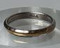 Preview: Bicolor Bandring aus 750 Gold, Größe 54, Gewicht: 3,3g