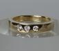 Preview: Diamantring mit 0.15 ct. aus 585er Gold, Größe 59, Gewicht: 7,4g