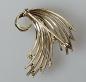 Preview: Vintage Diamantbrosche mit 0.10 ct. aus 585er Gold, Gewicht: 8,2g