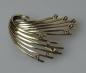 Preview: Vintage Diamantbrosche mit 0.10 ct. aus 585er Gold, Gewicht: 8,2g