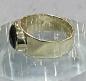 Preview: Ring mit Onyx Cabochon, 585er Gold, Größe: 52, Gewicht: 4,7g