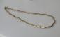 Preview: Bicolor Wellen Halskette aus 585er Gelb- und Weißgold, Länge ca. 42-45 cm, Gewicht: 27,2g