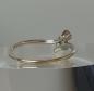 Preview: Weißgold Diamantring mit 0.04 ct., 585er Gold, Größe 49, Gewicht: 1,2g