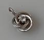 Preview: Kettenanhänger mit Schmuckstein aus 925er Sterlingsilber, Gewicht: 1,6g