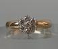 Preview: Diamantring 0.35 ct. aus 585er Gold, Größe 55, Gewicht 3,4g