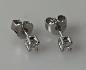 Preview: Diamanten Ohrstecker aus 585er Weißgold mit 0.16 ct., Gewicht: 1,2g