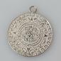 Preview: Runder Anhänger "Azteken - Mexiko" aus 925er Sterlingsilber, Gewicht: 5,5g