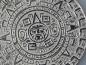 Preview: Runder Anhänger "Azteken - Mexiko" aus 925er Sterlingsilber, Gewicht: 5,5g