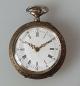 Preview: Kleine Taschenuhr / Frackuhr aus 800er Silber, Handaufzug