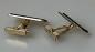 Preview: Manschettenknöpfe / Cufflinks 333 Gold mit Onyx, Gewicht: 8,0g