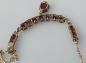 Preview: Vintage Granatstein Kettencollier, 333er Gold, Länge 44,0 cm, Gewicht: 7,5g