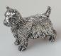 Preview: Handarbeit: Hundefigur -Terrier- aus reinem Silber 999,9er, Gewicht: 26,2g