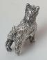 Preview: Handarbeit: Hundefigur -Terrier- aus reinem Silber 999,9er, Gewicht: 26,2g