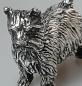 Preview: Handarbeit: Hundefigur -Terrier- aus reinem Silber 999,9er, Gewicht: 26,2g