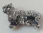 Preview: Handarbeit: Hundefigur -Terrier- aus reinem Silber 999,9er, Gewicht: 26,2g