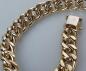 Preview: Breites Panzerketten Armband aus 585er Gold, Länge 22,5 cm, Gewicht: 35,2g