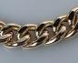 Preview: Breites Panzerketten Armband aus 585er Gold, Länge 22,5 cm, Gewicht: 35,2g