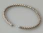 Preview: Armreif, gedreht und offen aus 925er Sterlingsilber, Gewicht: 19,6g
